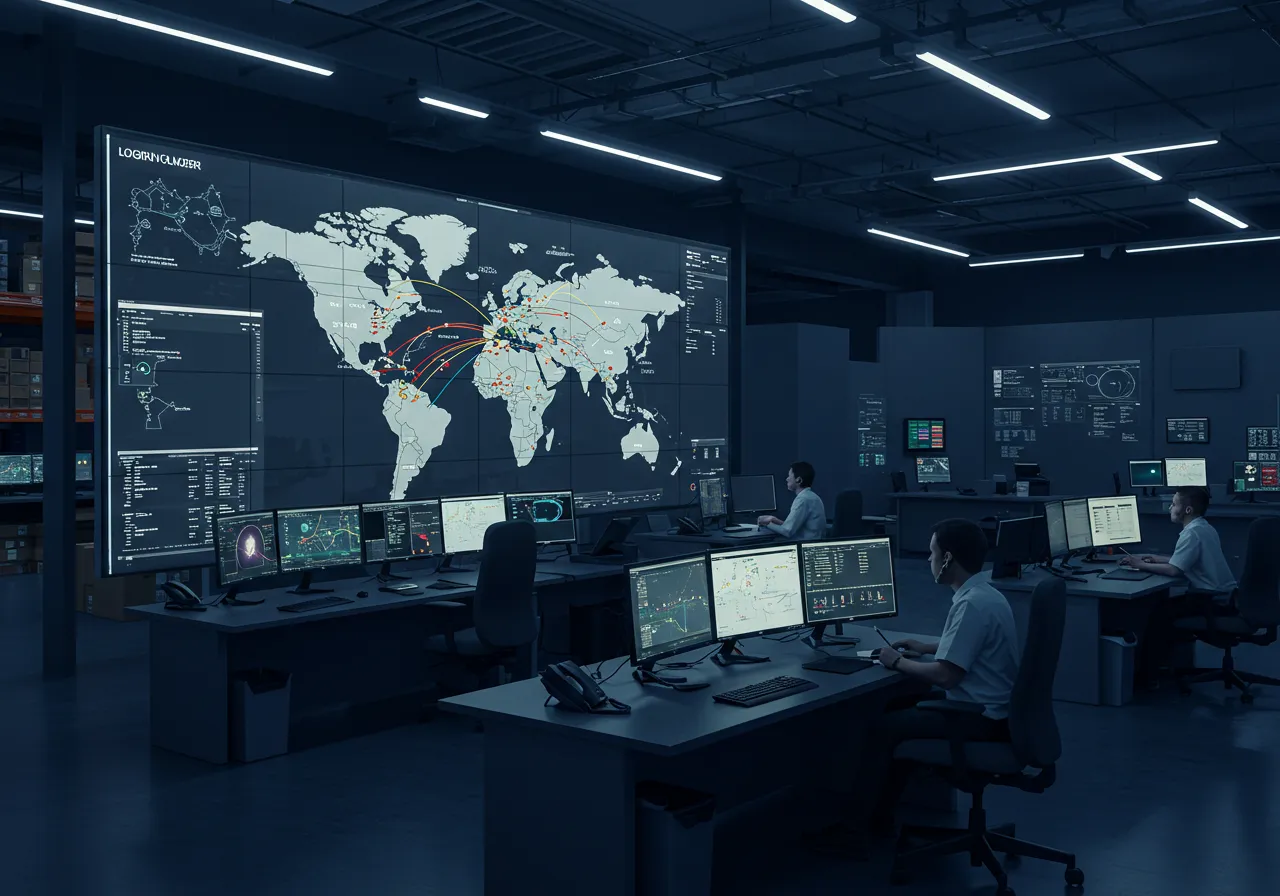 AI agents optimizing logistics operations