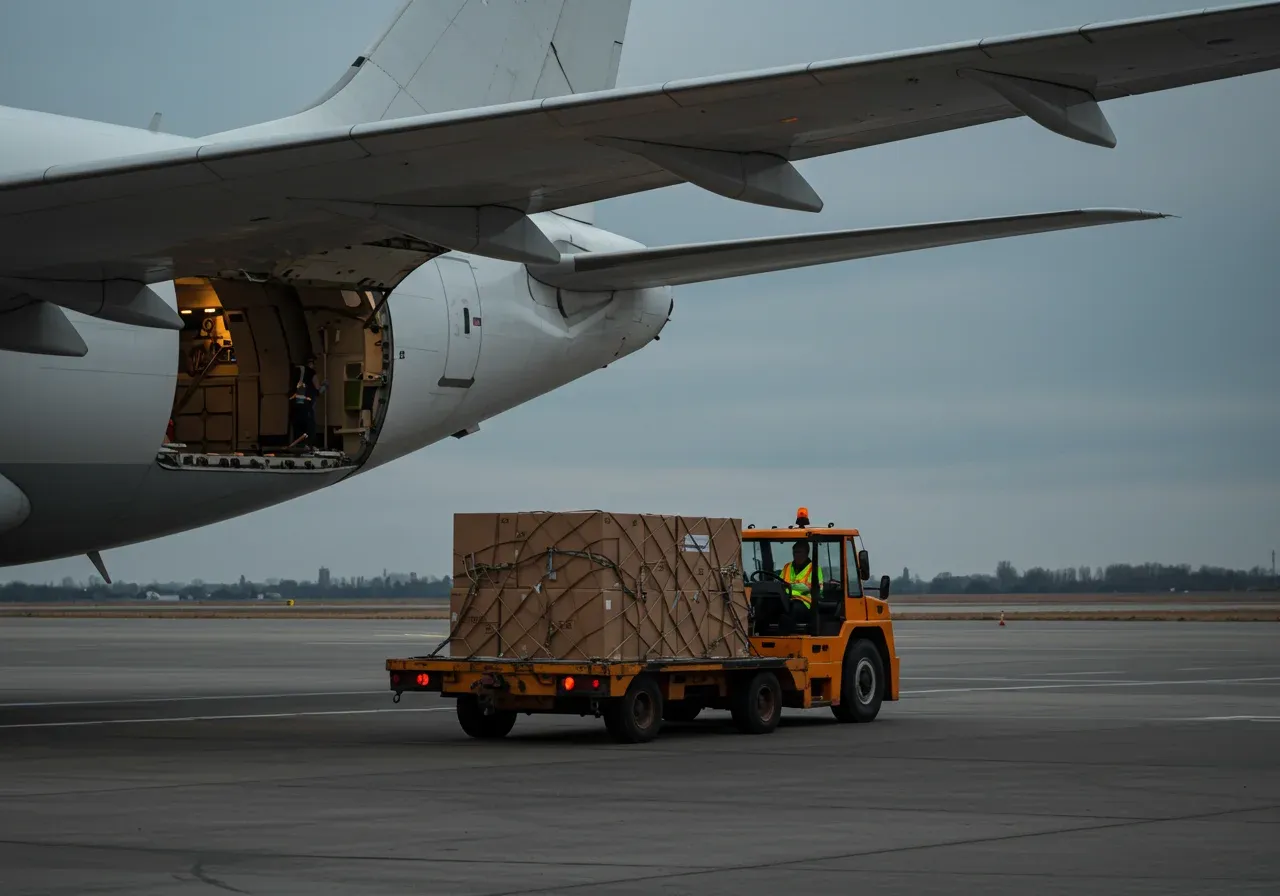 Aircraft optimizing logistics operations