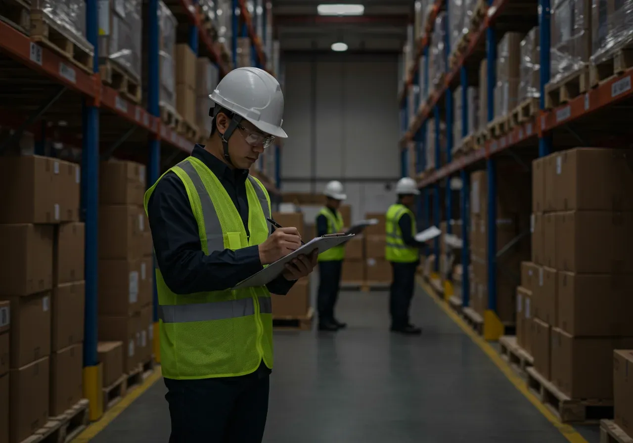Warehouse inventory verification using blind counting