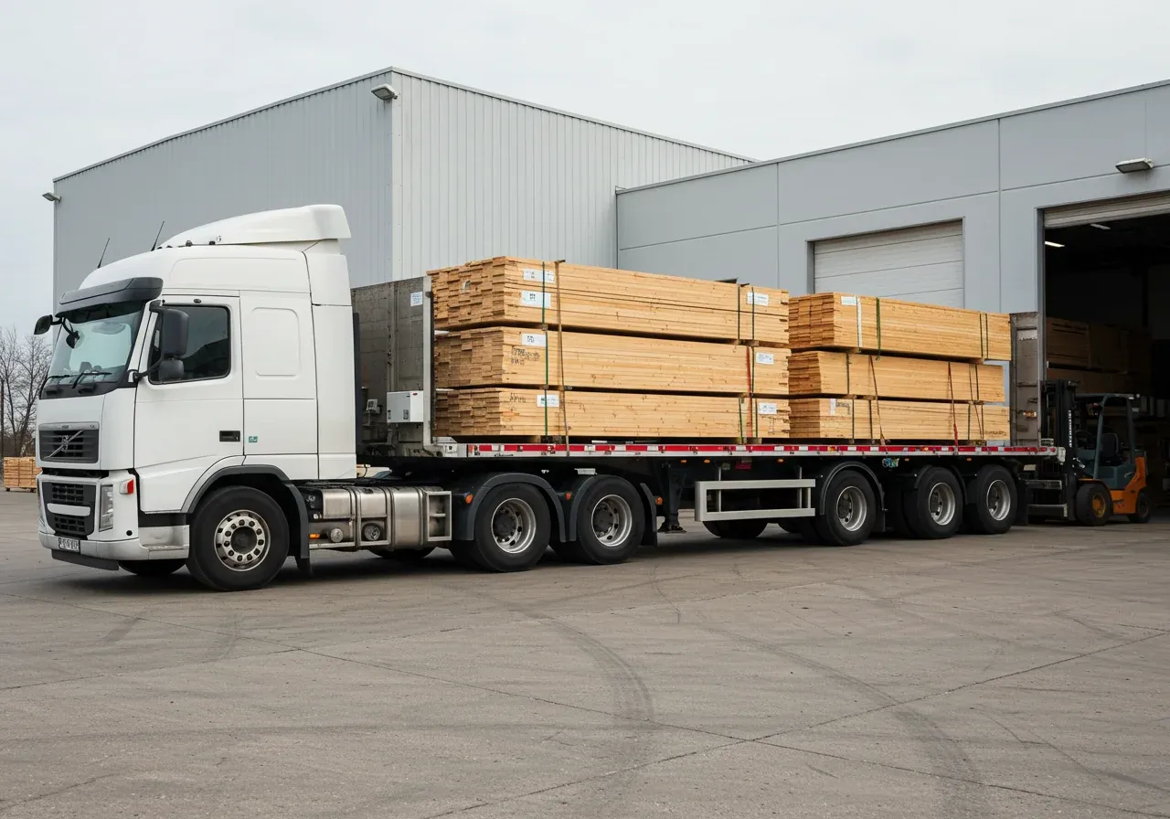 Optimized delivery of building materials