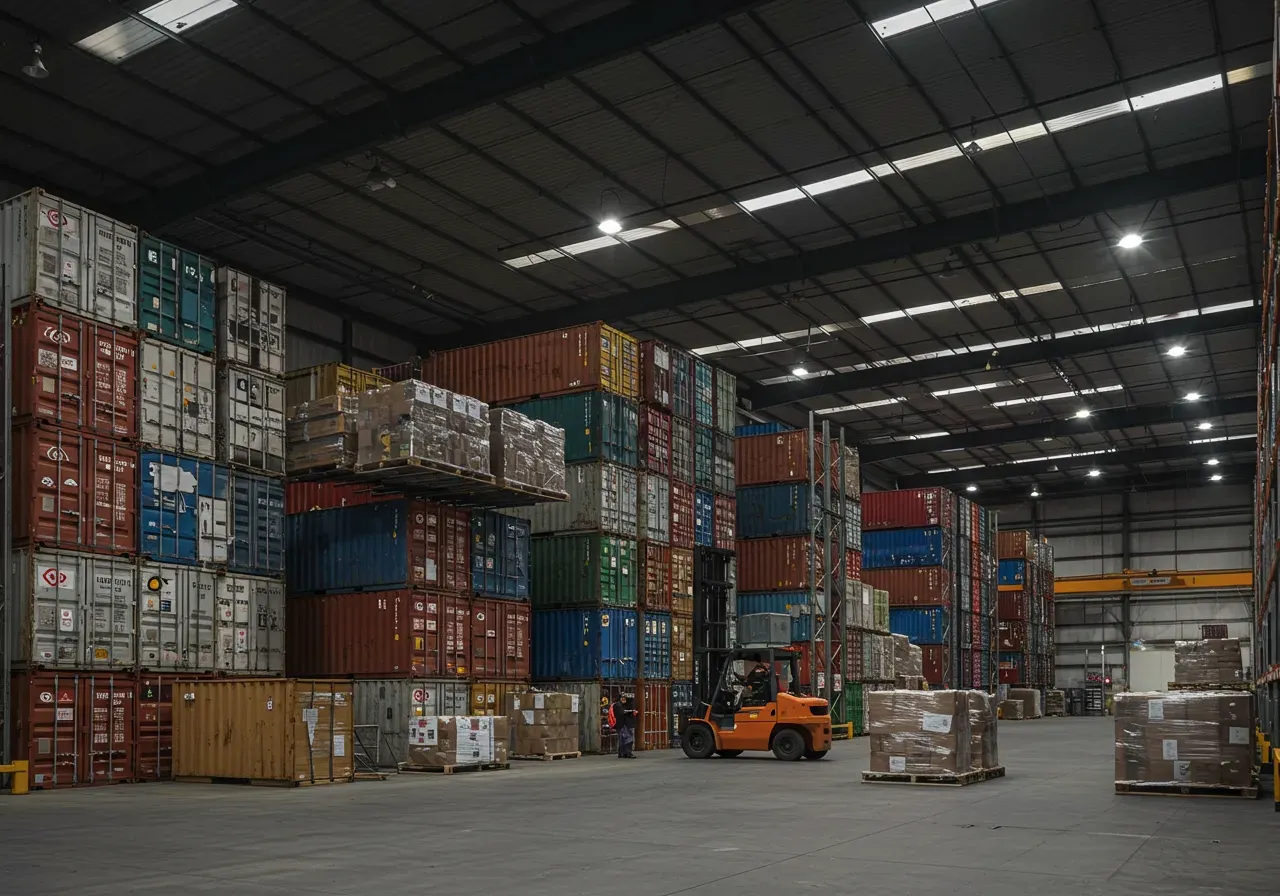 Warehouse with bulk and oversized items