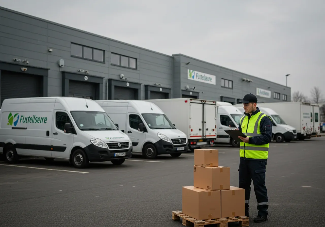 Professional logistics team ensuring secure and timely delivery