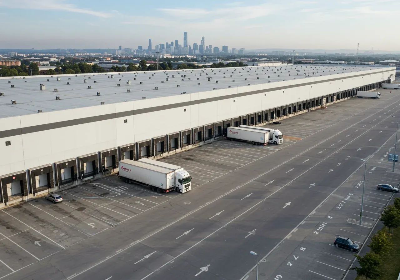 Warehouse workers efficiently handling e-commerce packages