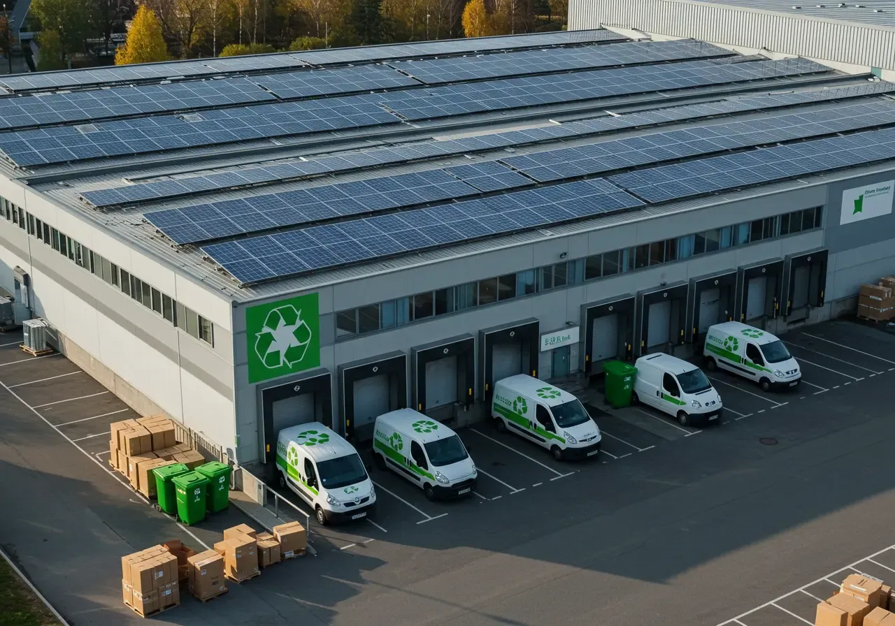 Sustainable logistic packaging with eco-friendly materials