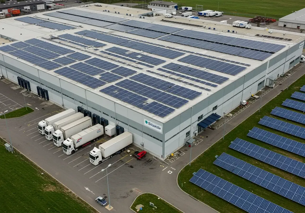 Solar panels and battery storage system