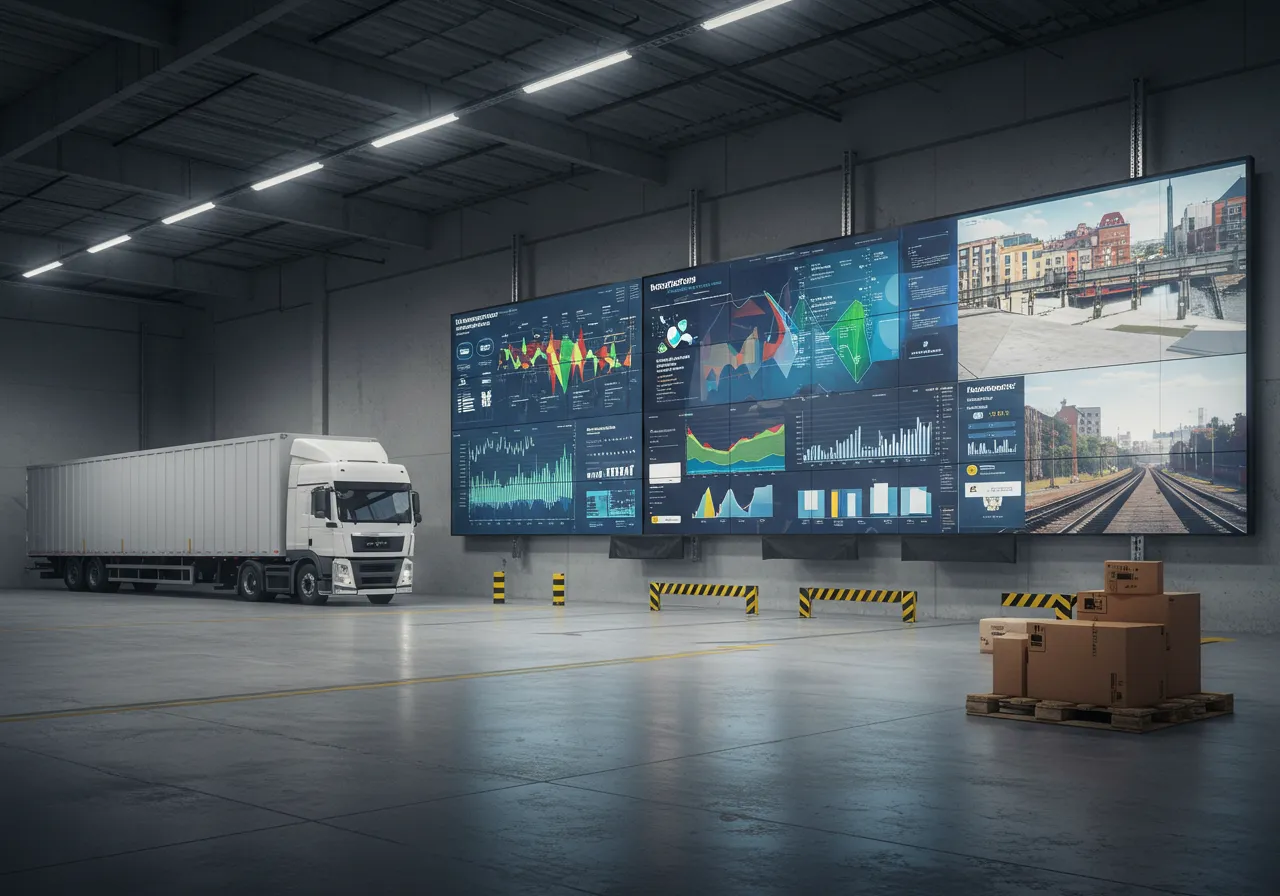 Logistics event notification interface
