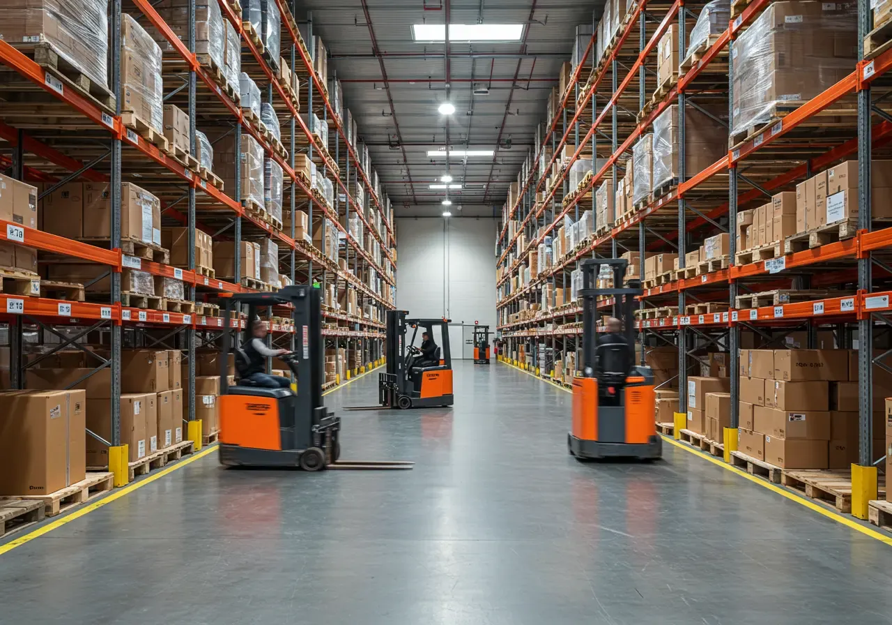 Banner showcasing efficient large cargo logistics