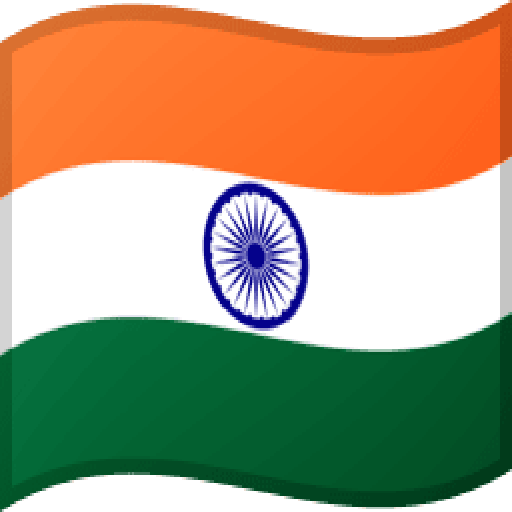 The Indian flag waves proudly displaying saffron white and green horizontal bands with the ashoka chakra emblem in the center