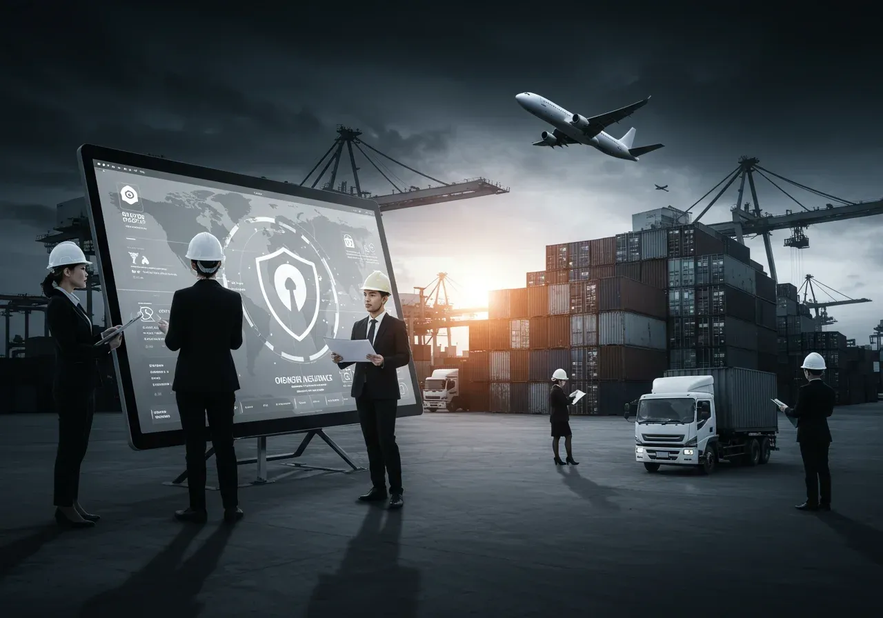 Protective logistics insurance solutions banner