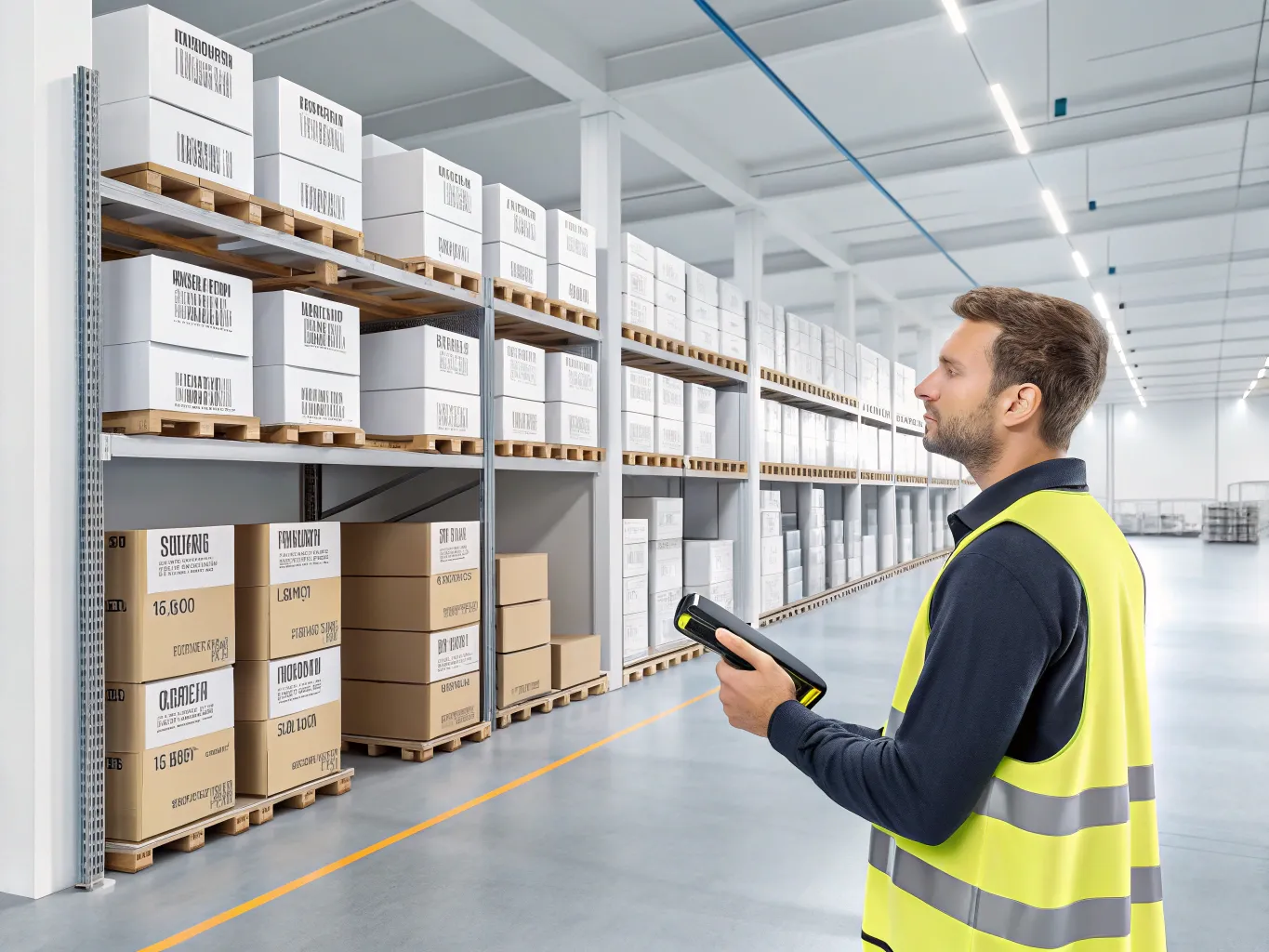 Efficient Logistics Labeling and Barcoding