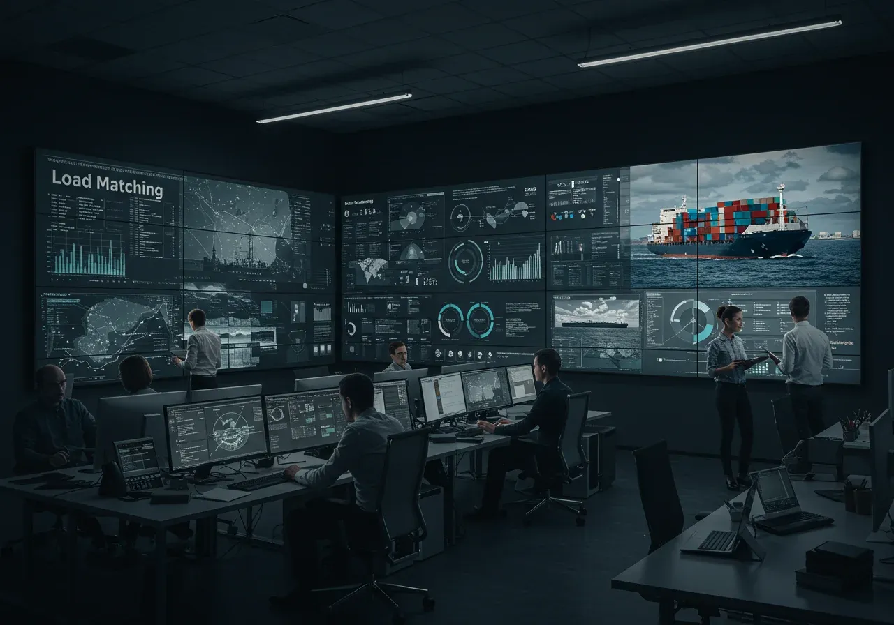 Automated logistics system optimizing load matching
