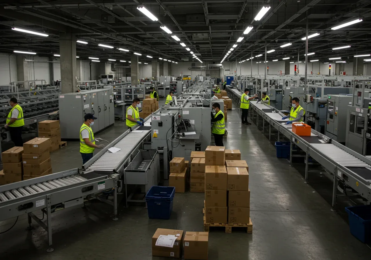 Mail services optimizing supply chain logistics