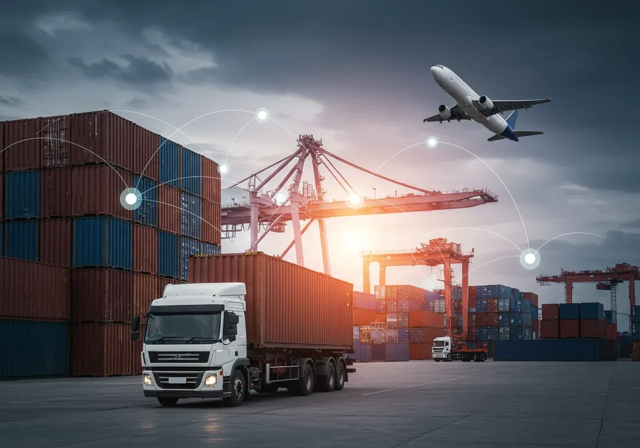 Integrated rail, road, and sea logistics