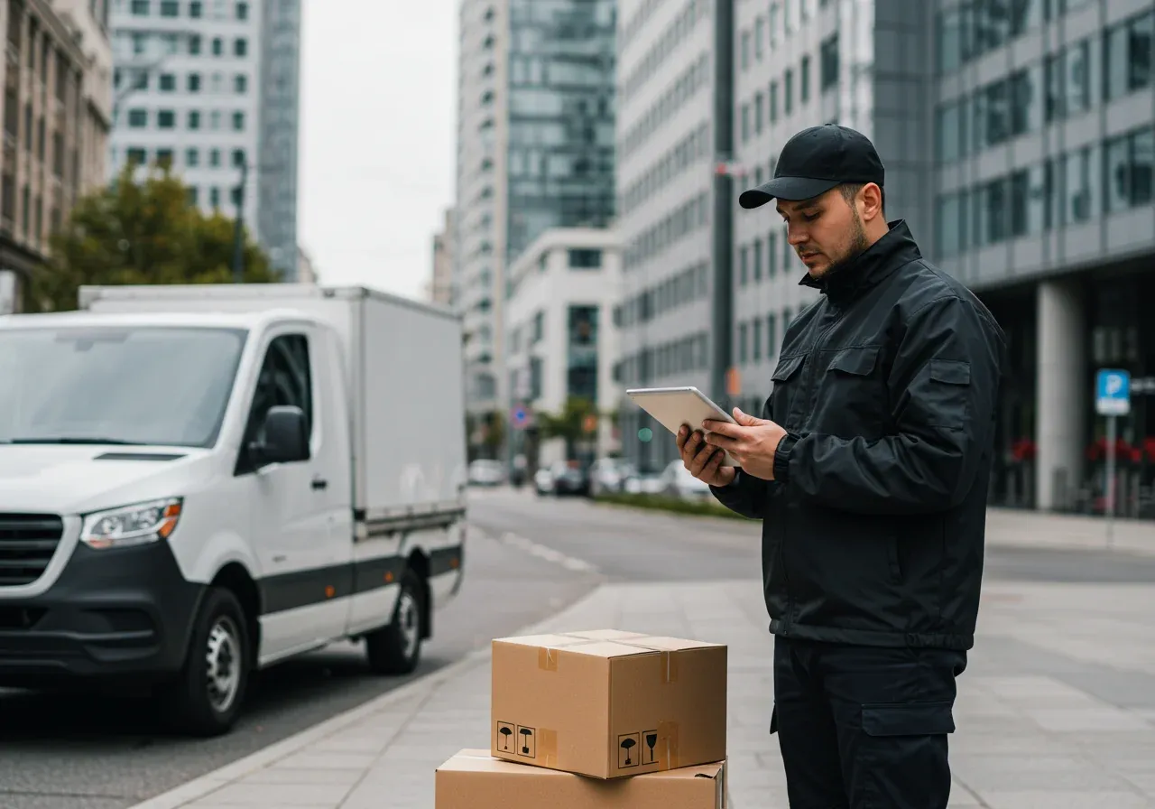 Efficient On-Demand Courier Fleet in Action