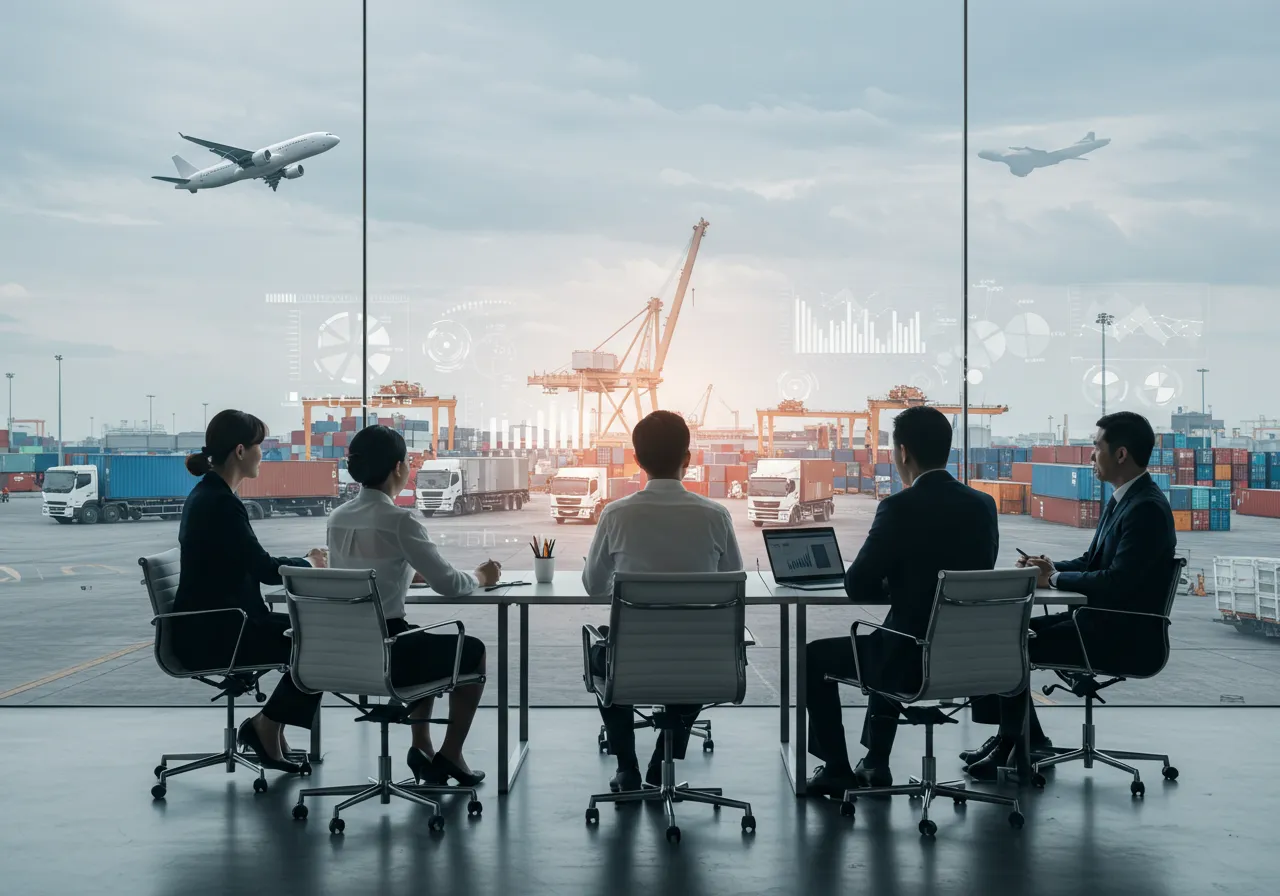 Illustration of effective supply chain management