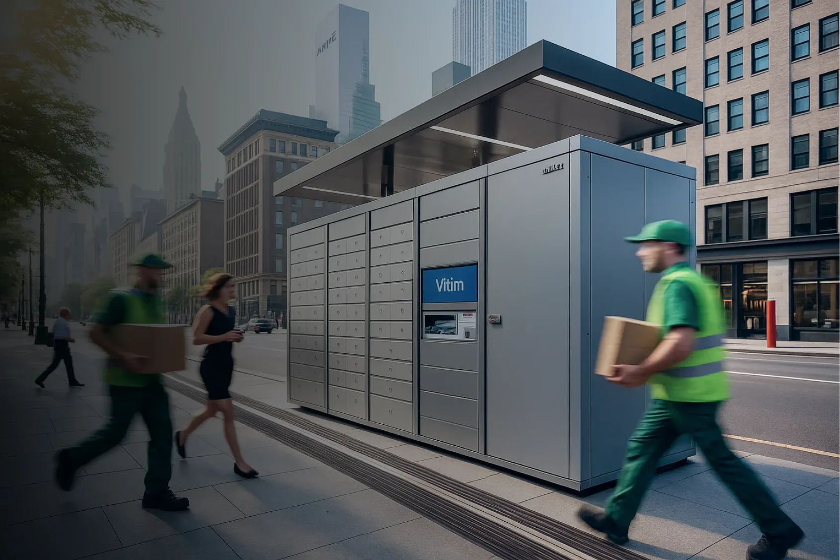 Secure, automated package locker delivery system