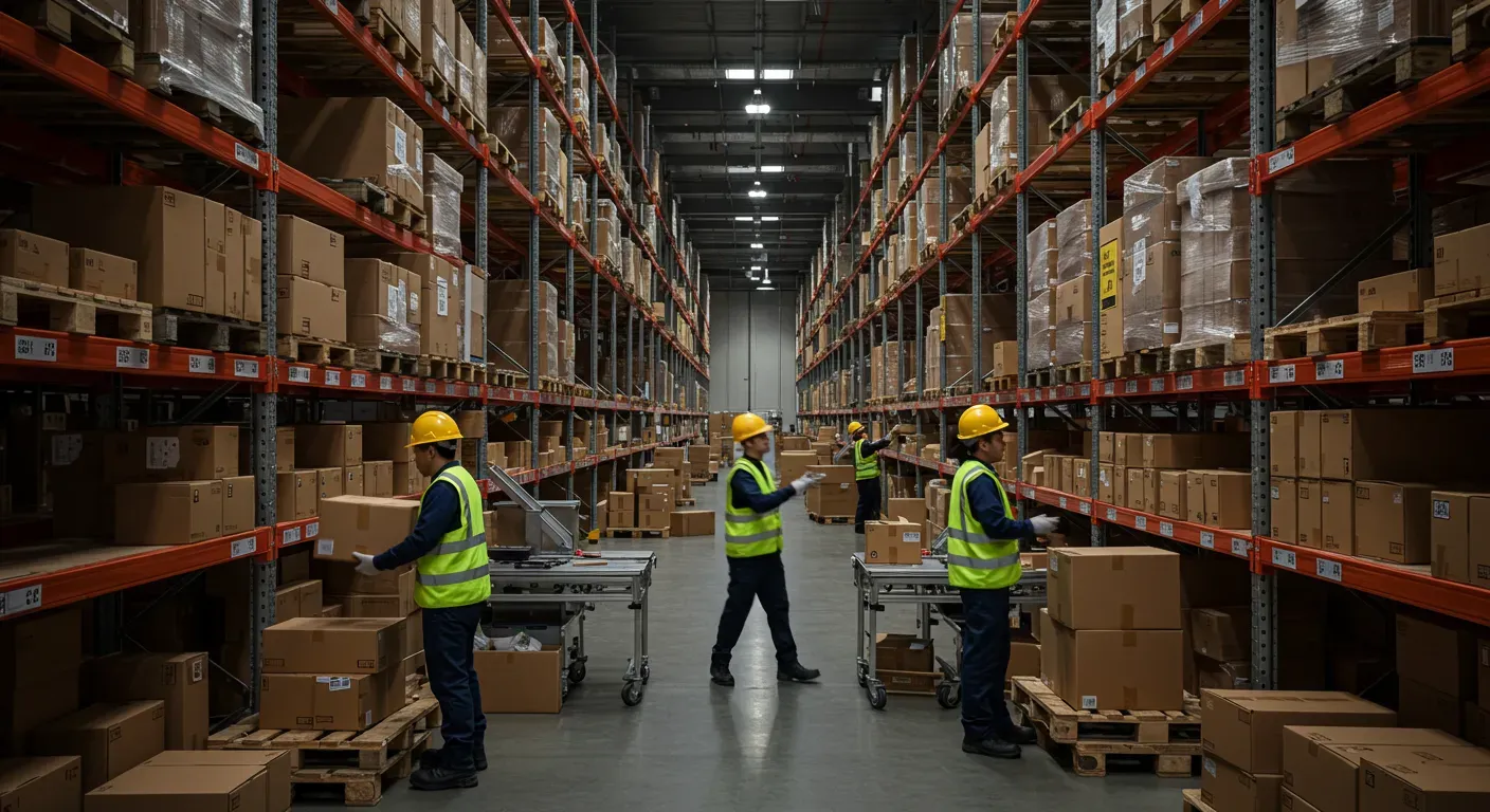 Efficient pick and pack warehouse operations