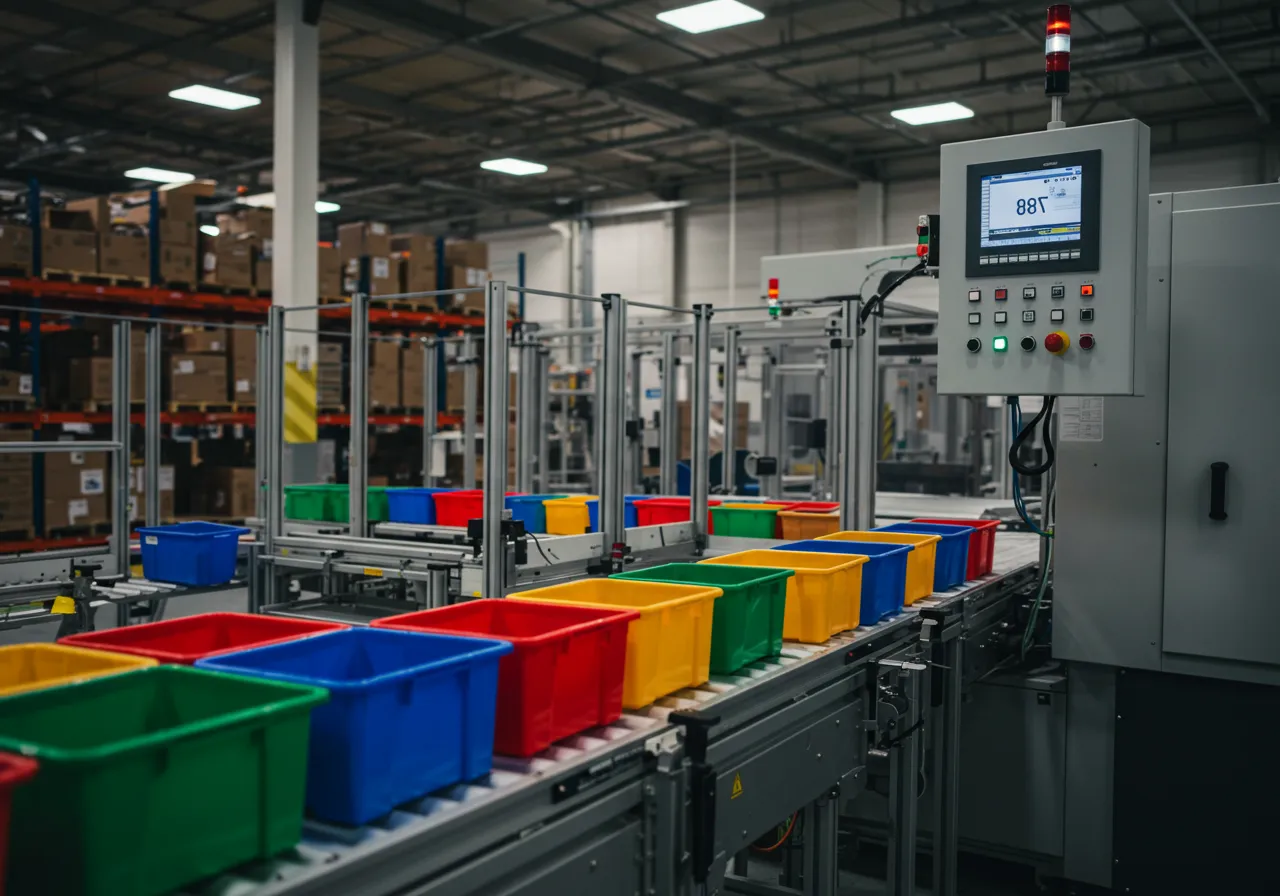 High-efficiency pouch sorter in action