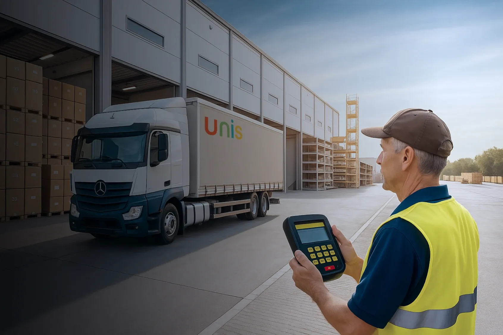 Delivery truck with digital POD system