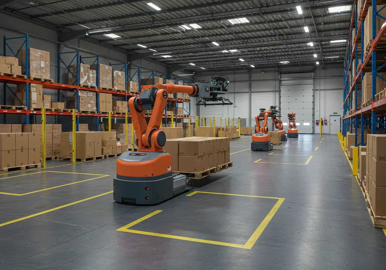 Robotic systems enhancing logistics workflow