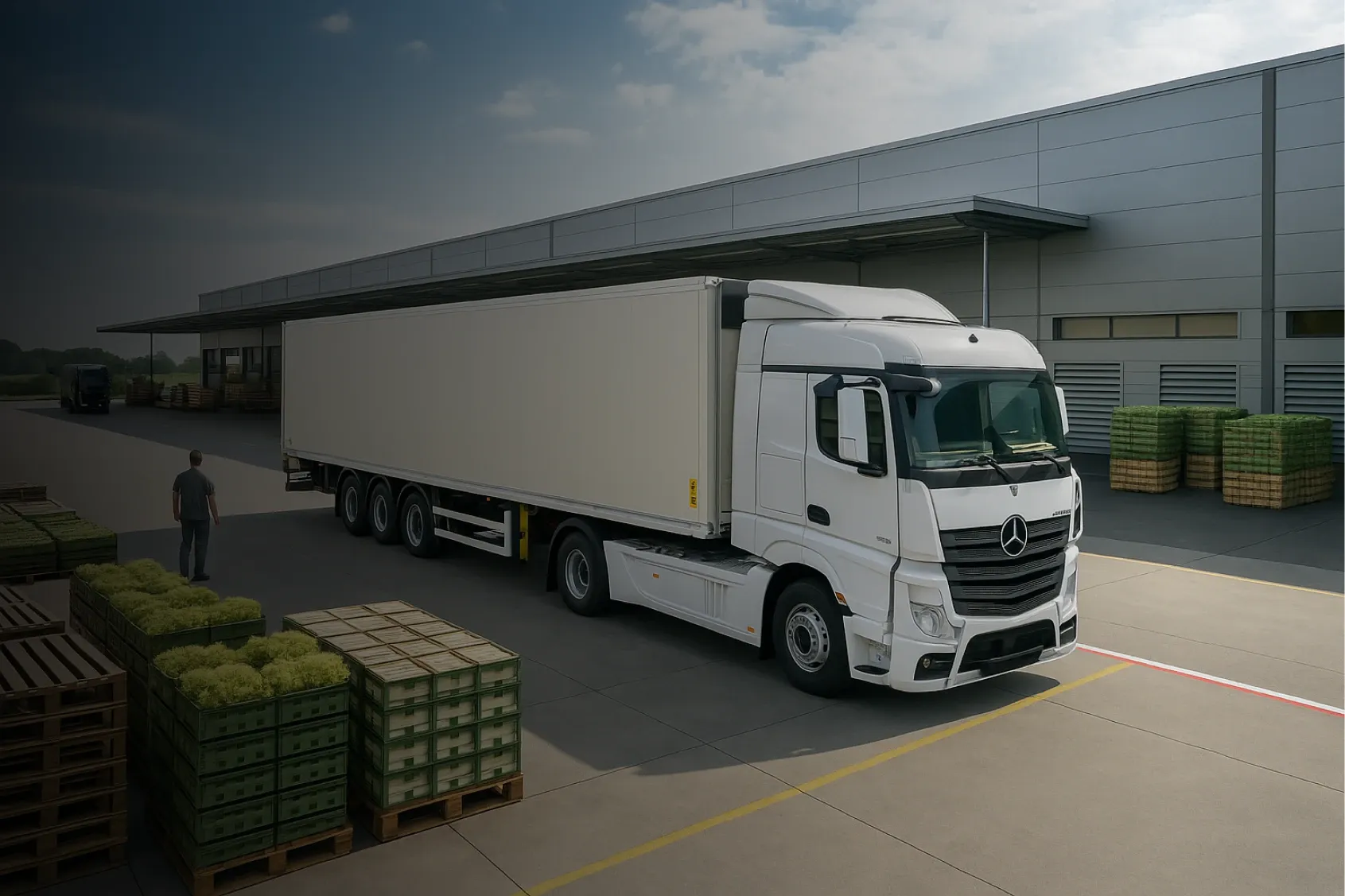 Efficient refrigerated trucks in action