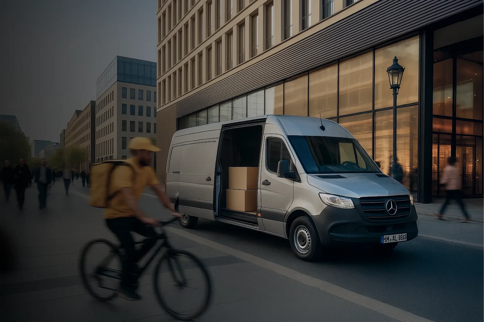 Efficient logistical transport of retail goods
