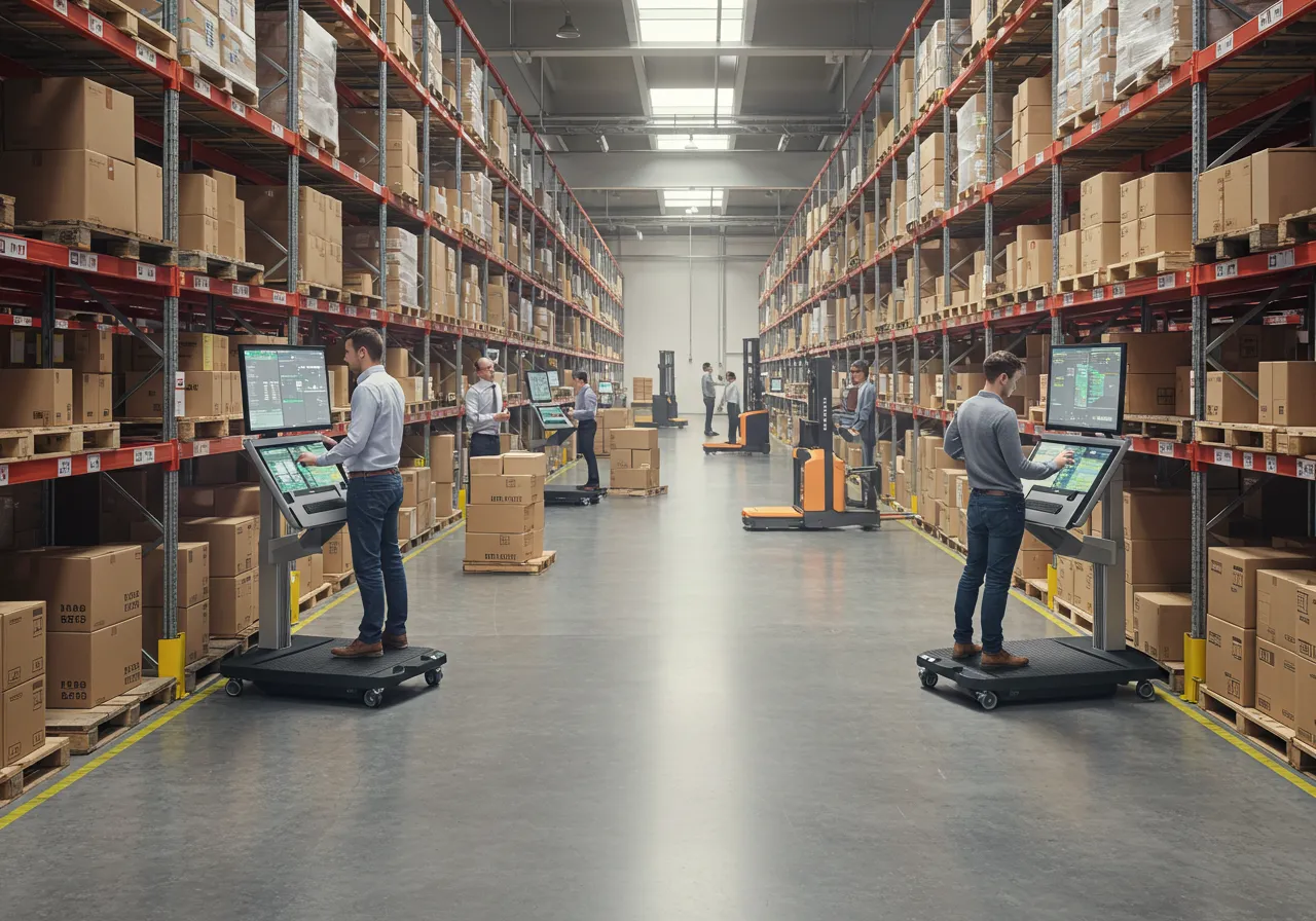 Warehouse with Automated Systems