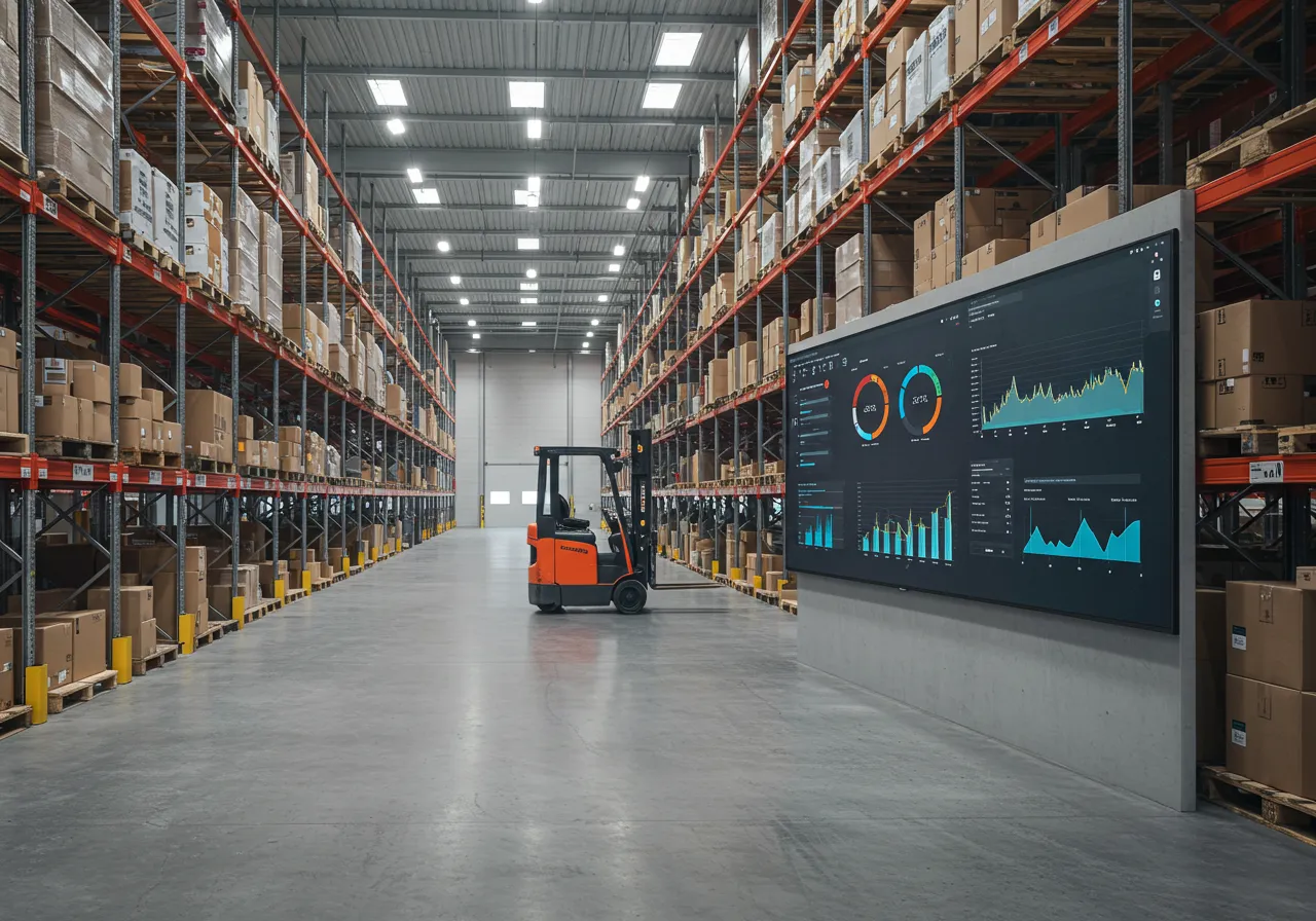 Banner showcasing advanced Warehouse Management Systems