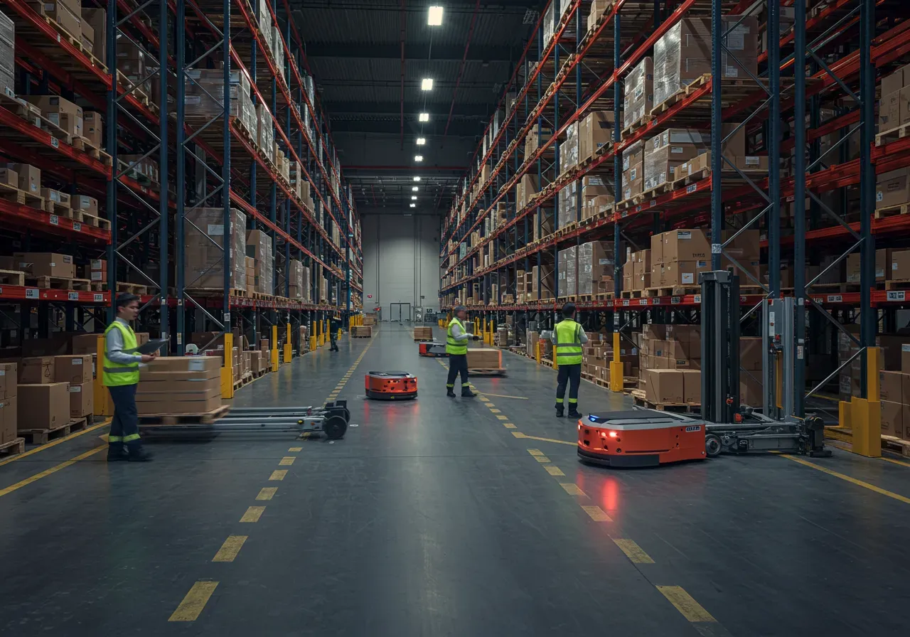 Strategically located warehouses streamlining supply chain efficiency