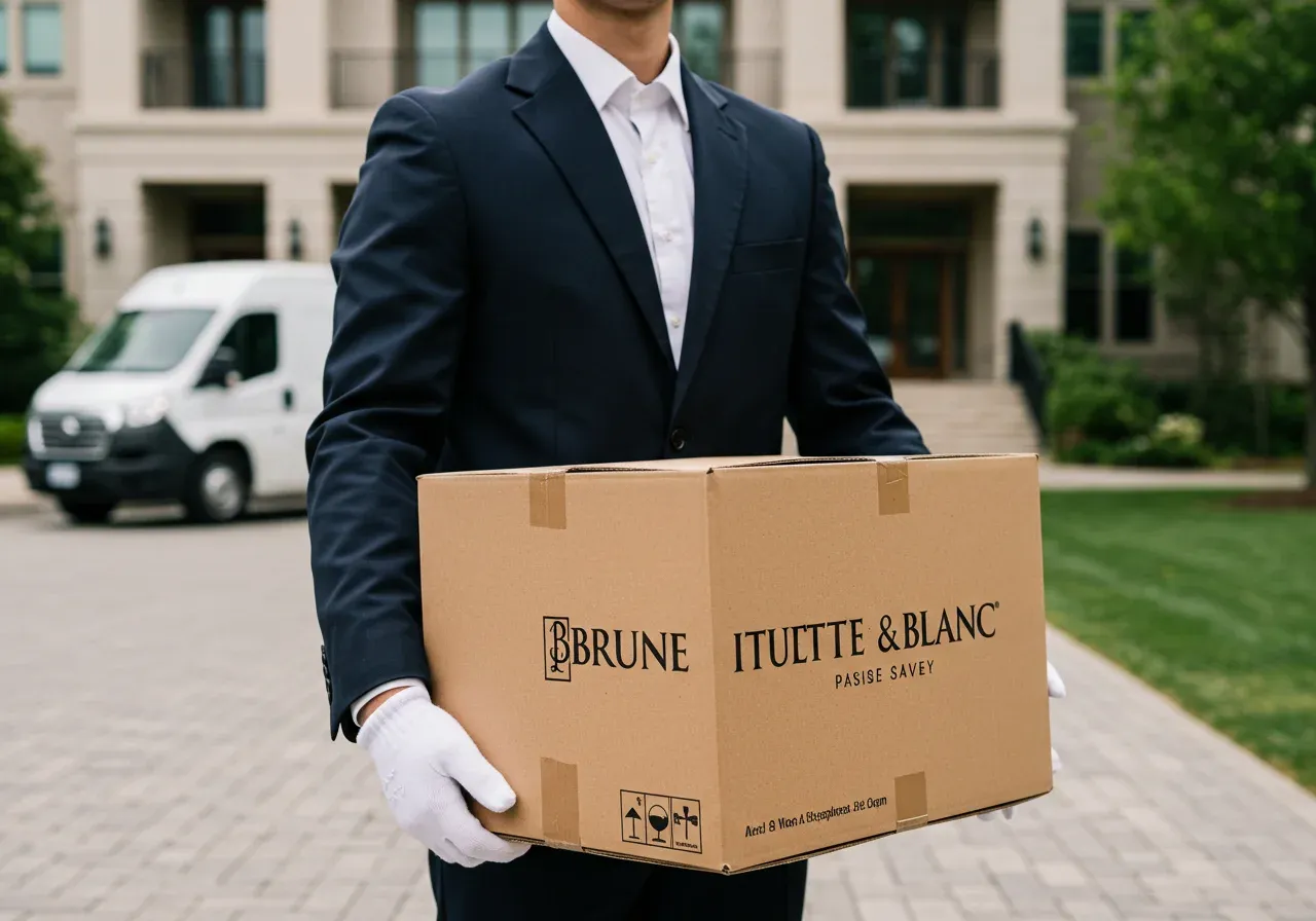 White Glove Delivery Service showcasing careful transport of valuable items